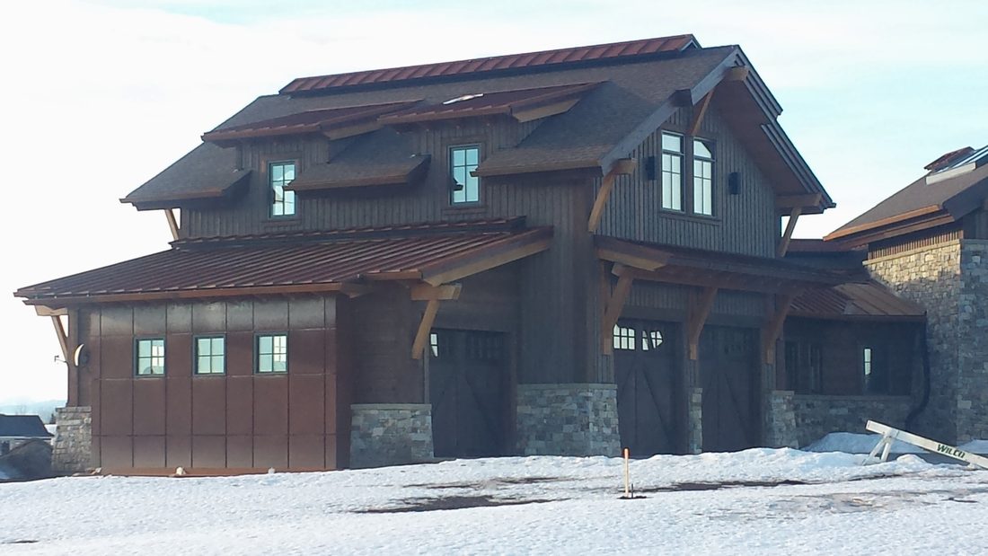 Custom eavestrough & exterior work by Calgary Exteriors