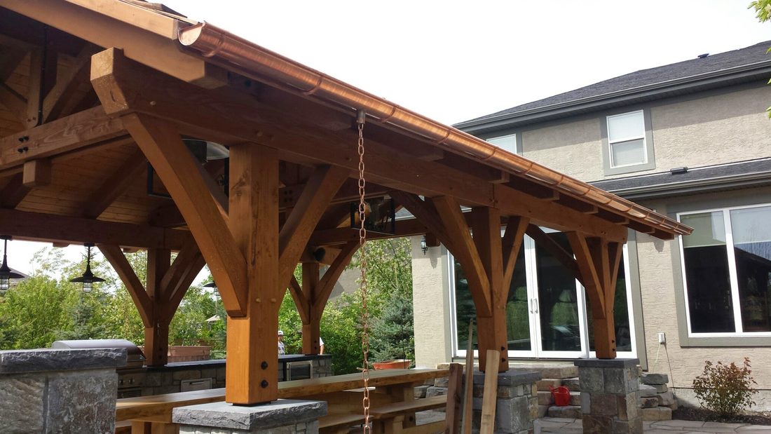Custom eavestrough & exterior work by Calgary Exteriors